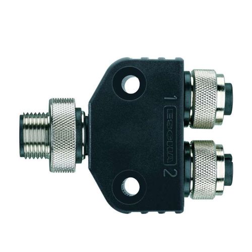 Connettore a T - FSM5-2FKM5.4/S89  - ESCHA Bauelemente - di dati / DIN / con accoppiamento a vite