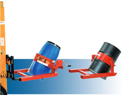 Ribaltatore per carrello elevatore - Fasswender FW  series - Gruse Maschinenbau - manuale / fusto