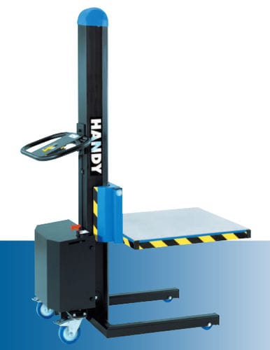 Accatastatore elettroidraulico - Handy series - Gruse Maschinenbau - a timone con guida da terra / a pedale / con piattaforma