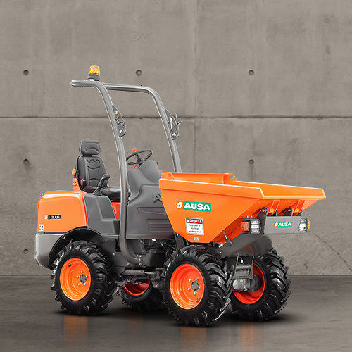 Dumper gommato - D100AHA - AUSA - diesel / a scarico frontale / a telai articolati