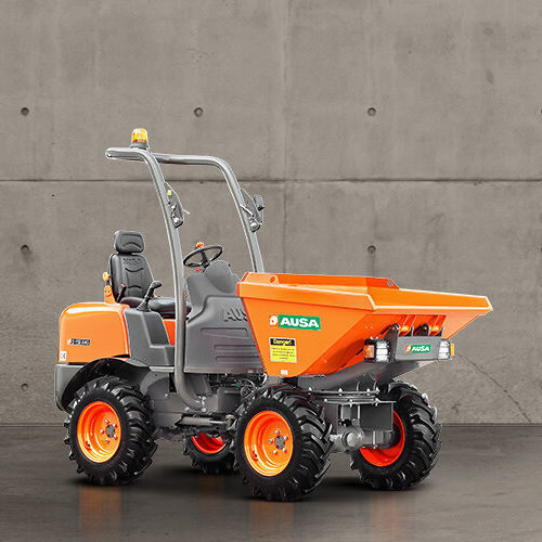 Dumper gommato - D150AHG - AUSA - diesel / con benna orientabile / a telai articolati