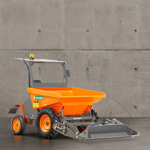 Dumper gommato - D175RMS - AUSA - diesel / a scarico frontale / autocaricante