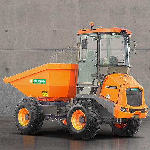 Dumper gommato - DR1001AHG - AUSA - diesel / con benna orientabile / a telai articolati