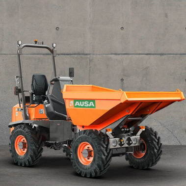 Dumper gommato - D301AHG - AUSA - diesel / a telai articolati / a 4 ruote motrici