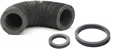 Soffietto di protezione cilindrico - Alteyco - in PVC / a fisarmonica / per macchina