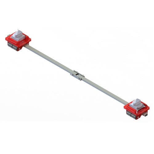 Pattino a rulli per carico elevato - F6-c - GKS-PERFEKT - per carico a 4 punti / per container