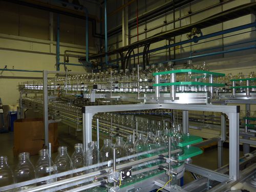 Trasportatore a nastro - DBC202 - Delta Engineering - orizzontale / tampone / per bottiglie