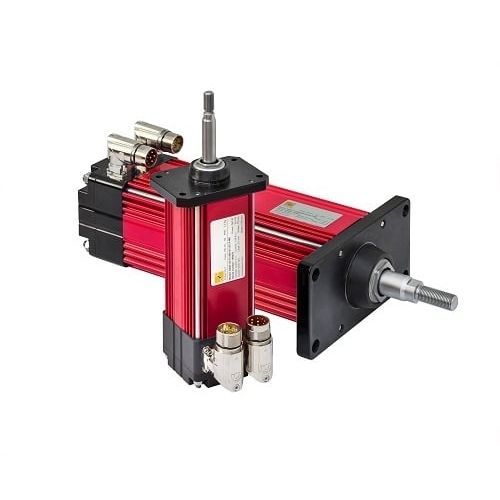 Elettrocilindro - DA series - SERAD - a pistone / a doppio effetto / con motore brushless DC