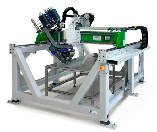 Macchina per la posa di fibre automatica - Coexpair s.a. - per compositi / per stampaggio a trasferimento di resina RTM