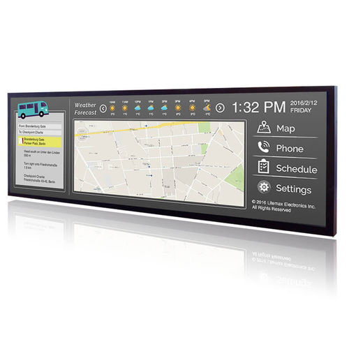 Monitor LCD - 1393-A series - Litemax Electronics Inc. - con retroilluminazione a LED / industriale / 13,9"