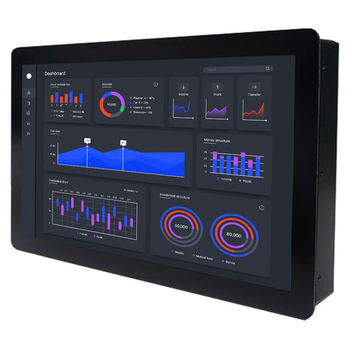 Panel PC di LCD - IPPS-1566-WHL0-ZP00 - Litemax Electronics Inc. - con touchs creen capacitivo PCAP / 15,6" / 1920 x 1080