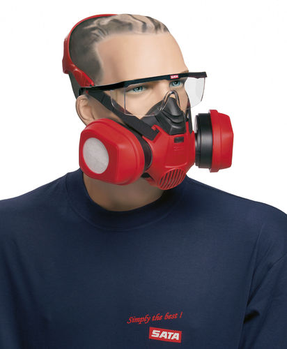 Maschera di protezione semimaschera - SATA GmbH & Co. KG - a cartuccia / leggera
