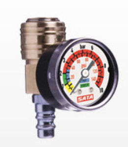 Regolatore di pressione per aria - SATA GmbH & Co. KG - monostadio / industriale / con manometro