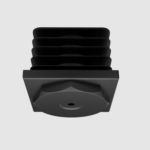 Piede per tubo quadrato - PRQ series - B.M.P - in nylon / regolabile / filettato