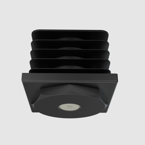 Piede per tubo quadrato - PRQA series - B.M.P - in nylon / regolabile / antiscivolo