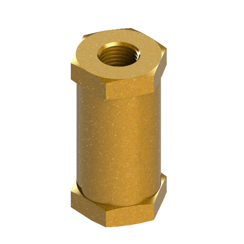 Valvola di ritegno a pistone - 600 series - Valve Check, Inc - per acqua / per gas / femmina-femmina