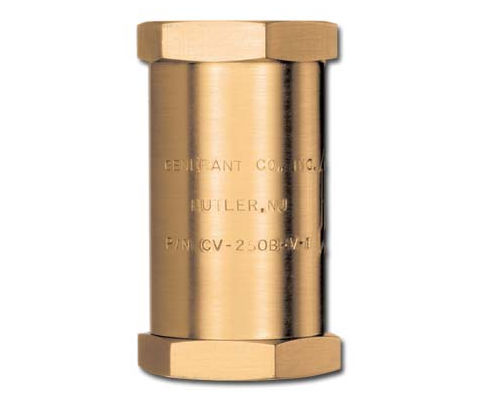 Valvola di ritegno a sfera - CV series - Generant - per gas / in ottone / per alta portata