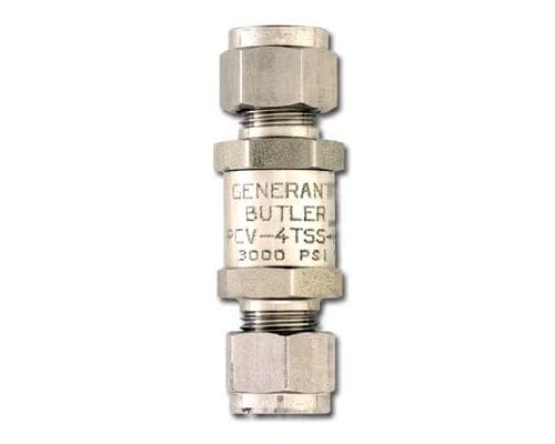 Valvola di ritegno a fungo - PCV series - Generant - per gas / in linea / compatta