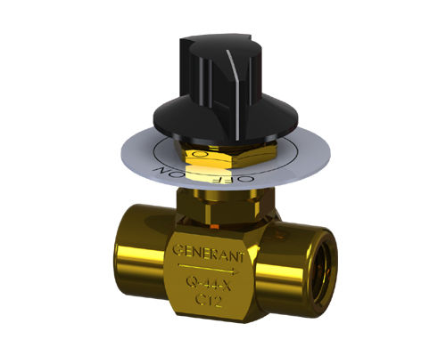 Valvola a sfera - 4000 series - Generant - per ossigeno / in linea / in ottone
