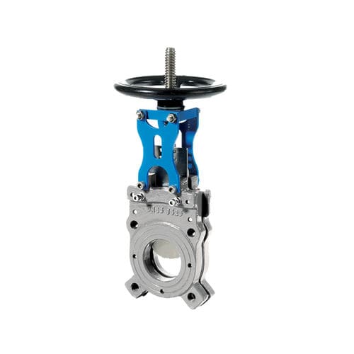 Valvola a ghigliottina - 18 series - Brandoni - con volante / pneumatica / elettrica