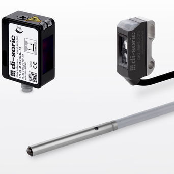 Sensore fotoelettrico a barriera - O-30 Universal series - di-soric - a riflessione diretta / cubico / LED