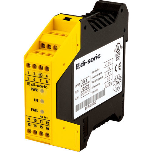 Relè di sicurezza NA - SR-1  - di-soric - su guida DIN / 24 VDC