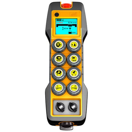Telecomando a pulsanti configurabili - PocketEvo-media - NBB Controls + Components GmbH - radio / industriale / per gru