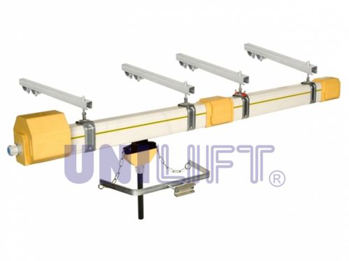 Rotaia conduttrice in PVC - UNILIFT - in rame / 4 poli