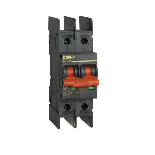 Interruttore automatico DC - BB1-63 - Zhejiang Benyi Electrical Co.,ltd. - 2 poli / a riarmo manuale / per applicazioni fotovoltaiche