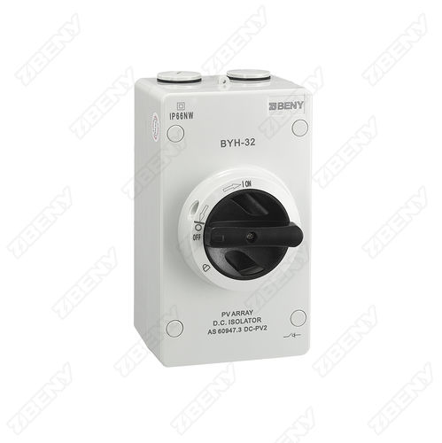 Sezionatore rotativo - BYH-32 - Zhejiang Benyi Electrical Co.,ltd. - a bassa tensione / 4 poli / 2 poli