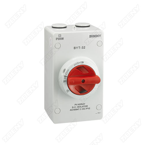 Sezionatore manuale - BYT-32 - Zhejiang Benyi Electrical Co.,ltd. - 4 poli / 2 poli / DC
