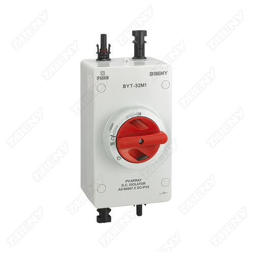 Sezionatore rotativo - BYT-32M1 - Zhejiang Benyi Electrical Co.,ltd. - a bassa tensione / 4 poli / DC