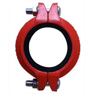 Collare di fissaggio per tubo a bullone - LD 14 VGC 01 - Pipe Valve Flange Factory Landee - in metallo / con anello in gomma