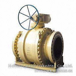 Valvola a sfera flottante - LD 004L2-BVCS1 - Pipe Valve Flange Factory Landee - con volante / di controllo / per prodotti chimici