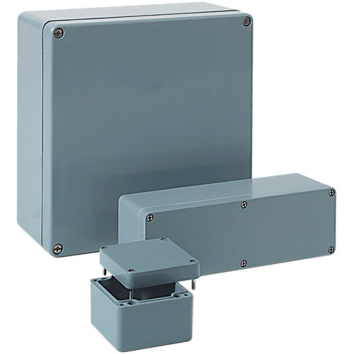 Scatola in poliestere rinforzato con fibra di vetro - POS Series - ROSE Systemtechnik - per guida DIN / rettangolare / industriale