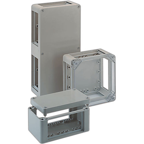 Scatola con flangia - PFS series - ROSE Systemtechnik - rettangolare / in poliestere rinforzato con fibra di vetro / industriale