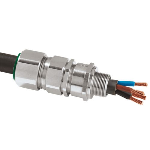 Pressacavo in ottone nichelato - E1FW Series - ROSE Systemtechnik - in ottone / IP68 / IP66