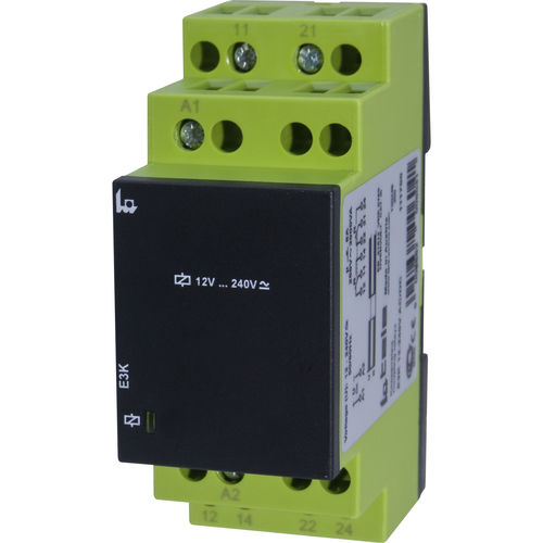 Relè elettromeccanico DC - E3K - TELE Haase Steuergeraete GmbH - AC / 2NA/NC / a basso profilo