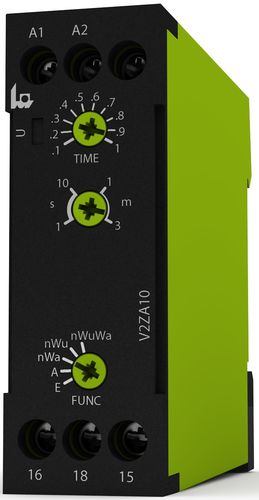 Temporizzatore elettronico - V2ZA10 3MIN - TELE Haase Steuergeraete GmbH - analogico / ritardato / su guida DIN