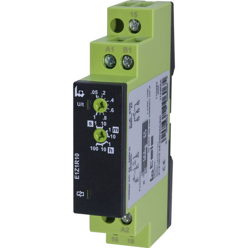 Temporizzatore elettronico - E1Z1R10 24-240V AC/DC - TELE Haase Steuergeraete GmbH - ritardato / su guida DIN / per OEM
