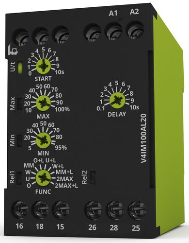Relè di sorveglianza di corrente - V4IM100AL20 - TELE Haase Steuergeraete GmbH - 2NA/NC / AC/DC / monofase