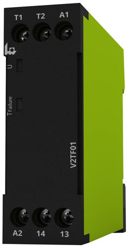 Relè di sorveglianza di temperatura - V2TF01, PTC  - TELE Haase Steuergeraete GmbH - 1NC / su guida DIN / a riarmo automatico