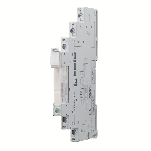 Relè elettromeccanico 24 VDC - STKR524 - TELE Haase Steuergeraete GmbH - 24 V AC / compatto / slim