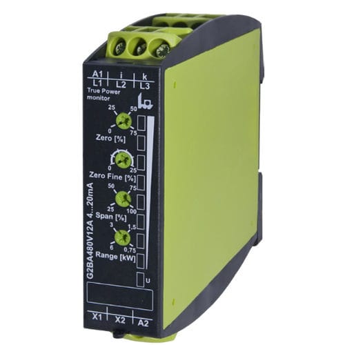 Trasduttore di potenza su guida DIN - G2BA480V12A 0...10V - TELE Haase Steuergeraete GmbH - trifase