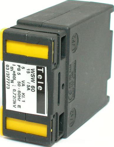 Trasduttore di corrente a trasformatore - WSW 60 - TELE Haase Steuergeraete GmbH - su guida DIN / fisso / AC