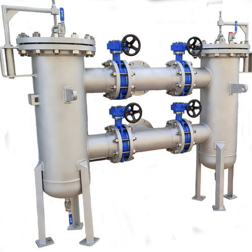 Carter per filtro duplex - 145  - DRAC ENGINYERS, S.L. - con cestello / per liquido / in acciaio inossidabile