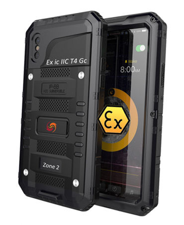 Smartphone industriale ATEX - ATEX iPhone XS Max - Atexxo B.V. - WiFi / 3G / antideflagrante