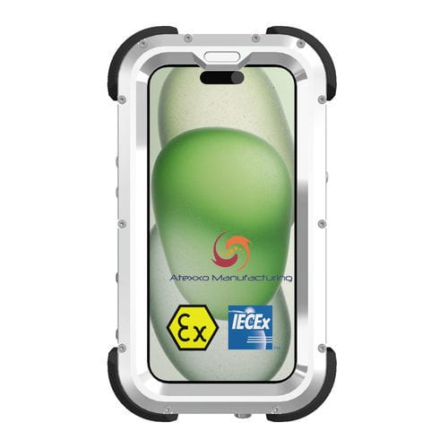 Smartphone industriale 5G - MOB-EXd-IPH-15 series - Atexxo B.V. - per area pericolosa / 128 GB / 256 GB