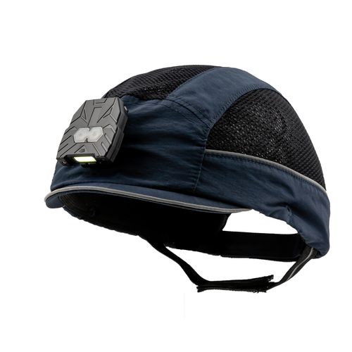 Cappellino antiurto in poliestere - AIRC02V01STRLED - Surflex - EN 812 / ventilato / con lampada frontale a LED