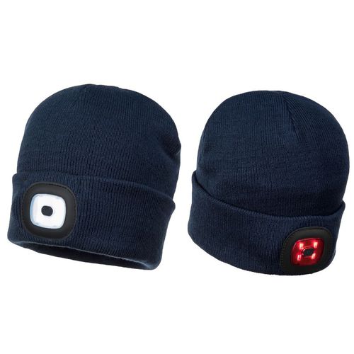 Cappellino antiurto EN 812 - BONC02L07 - Surflex - regolabile / con lampada frontale a LED / nero